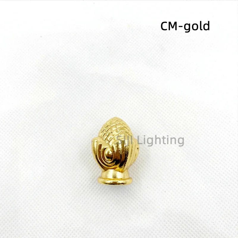 European Table Lamp Nuts Candle Light M10 Arrow Decorative Nuts M10 Thread Nut Cap Vintage Pendant Light Chandelier Bronze Nuts