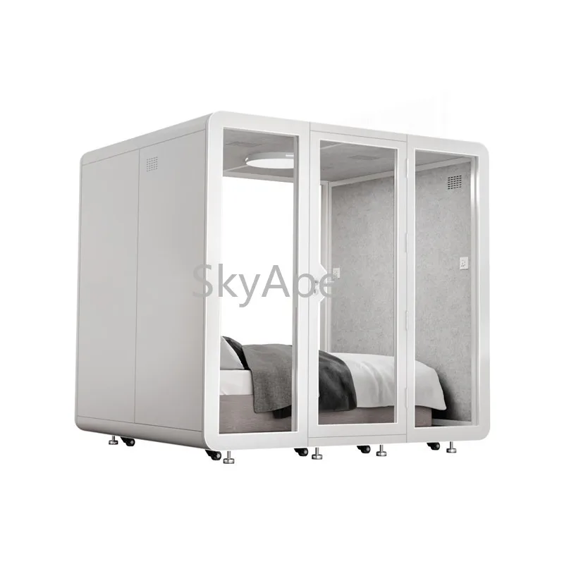 Home Mobile Soundproof Room Silent Pod Piano Room Telephone Booth Live Broadcast Room  Simple  Recording Studio For Office Study