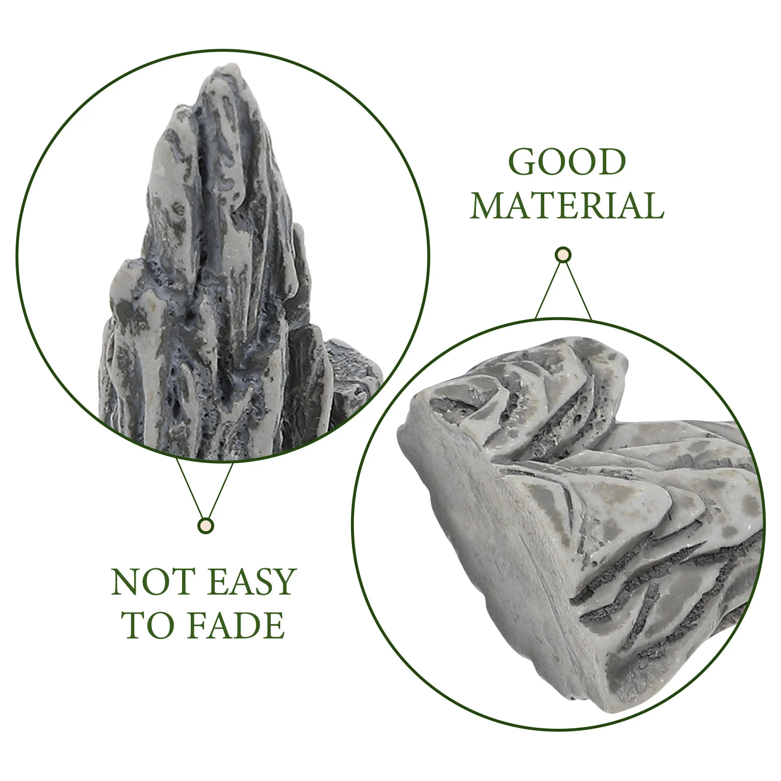 4 قطعة الجنينة المصغرة وهمية بونساي داخلي في الهواء الطلق حديقة الديكور الزهرية الجنينة المشهد الصغير زخرفة #2