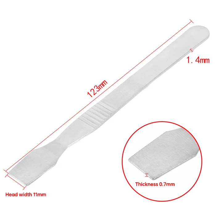 Edelstahl Reparatur schaber Zinn Paste Rühren Handy Pry Bar Tablet LCD Warp Fall Entfernung Werkzeuge