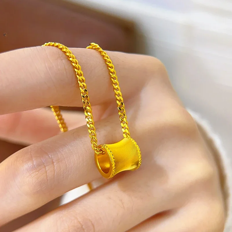 

18kt Gold Color Cat's Eye Small Waist Exquisite Beads Necklace Bracele for Women Birthday Wedding Party Women's Jewelry Gifts