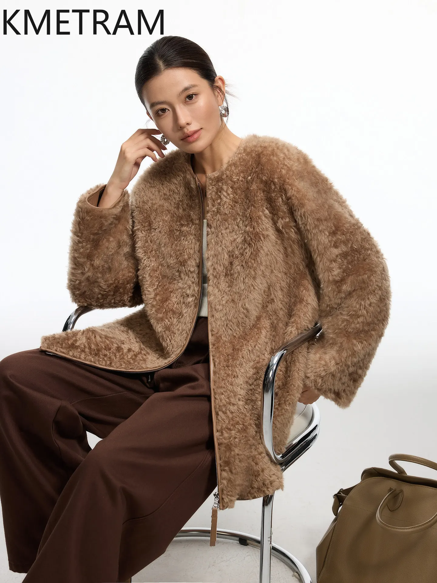 KMETRAM Manteau en peau de mou - Winter Clothing In Spanish avis et prix