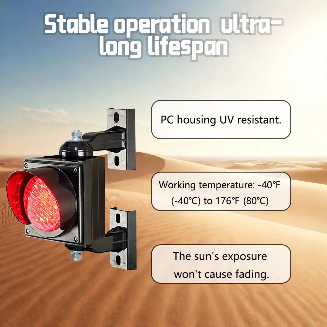100mm High-Quality Red Light, Traffic Signal Light, Warning Light, Stop Light, for Various Places, Promotion Model Traffic Light
