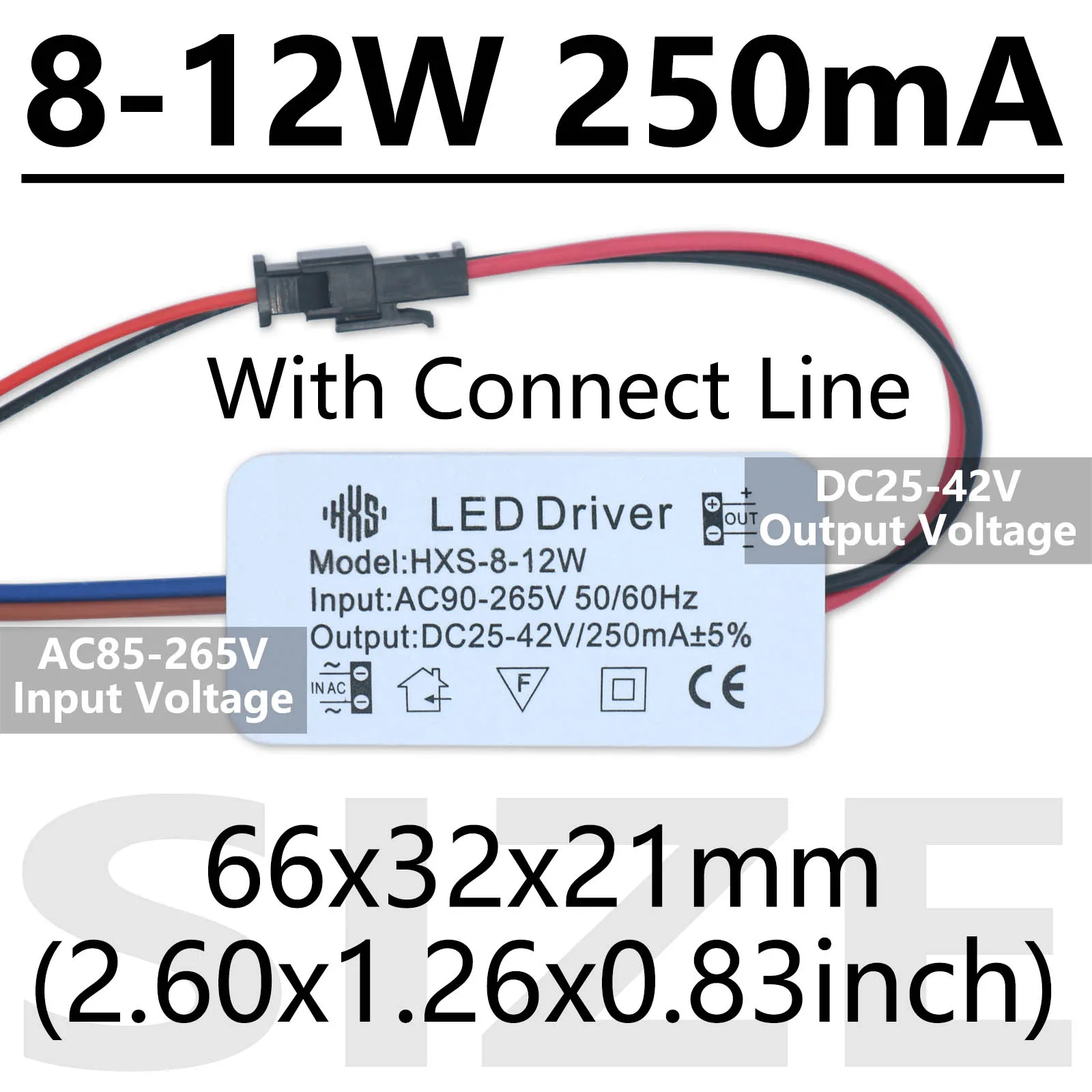 LED Driver 250mA 2-3W 3-5W 4-7W 8-12W 15-18W 18-24W LED Constant Current Driver Power Unit Supply For LED Bulb Transformers