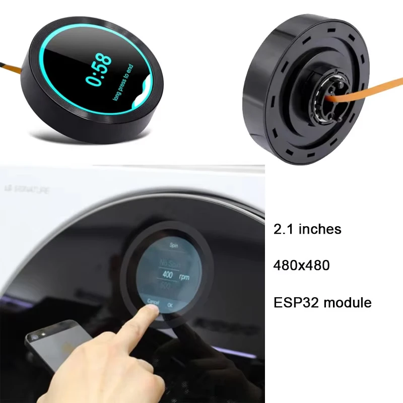 Smart Home ESP32 2.1 inch Round Round Rotary LCD Knob Display Development Board Bluetooth WiFi LVGL For Arduino
