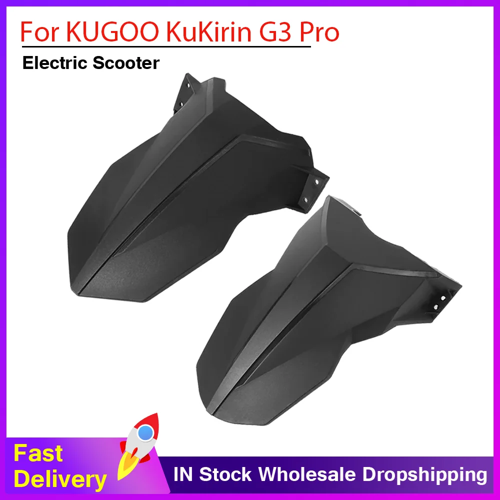 ABS Vorder- und Hinterrad-Schutzblech-Set für KUGOO KuKirin G3 Pro Elektroroller Zubehör Schmutzfänger Spritzschutz Ersatzteile