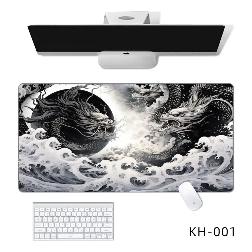 

Dragon Mouse Pad Mouse Pad Large Computer Office Game Table Mats Rubber Anti-slip Gaming Keyboard Mousepads Long Desk Pads