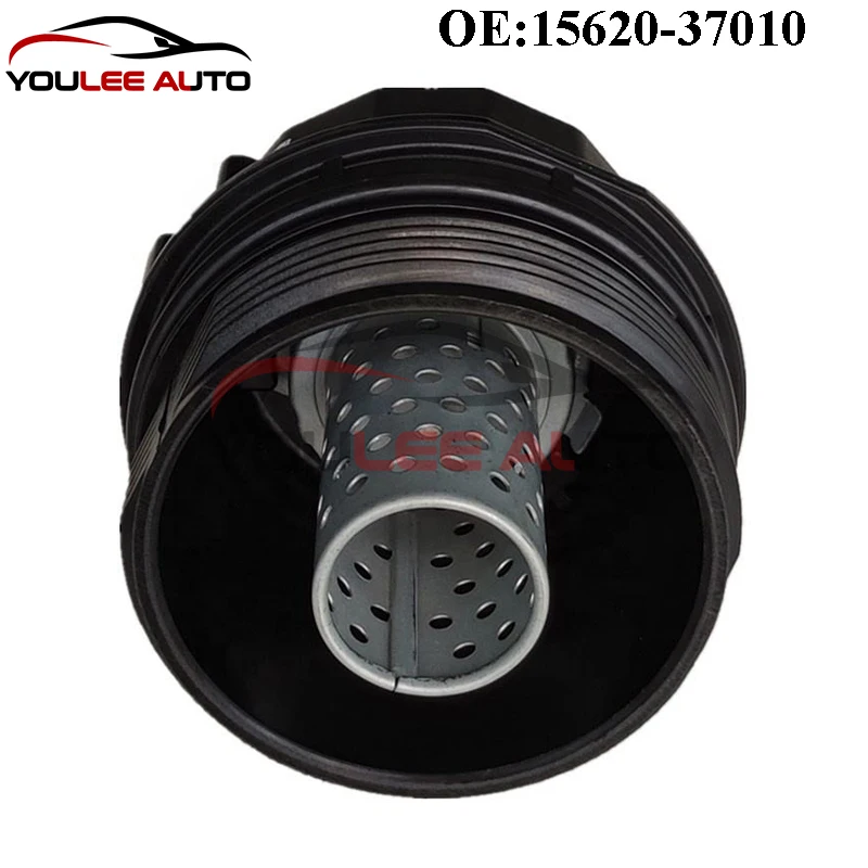 

New 15620-37010 1562037010 Oil Filter Housing Cap Assembly For Toyota Corolla Matrix Prius V CT200h 1.8L Auto Parts