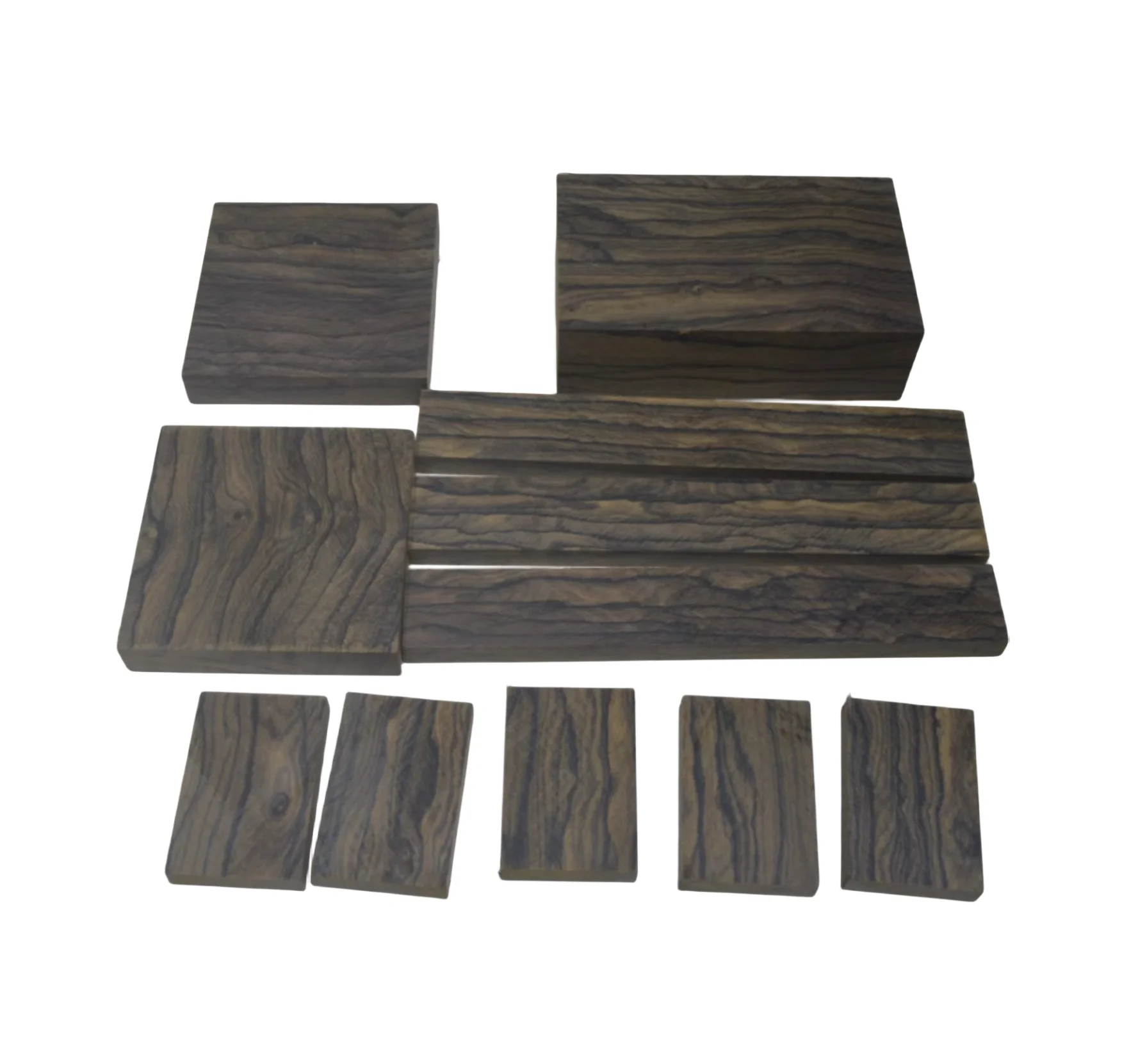 Ziricote Ciricote Cordia Dodecandra Wood logs DIY Handmade Wood Handmade small pieces of  Thin board wood