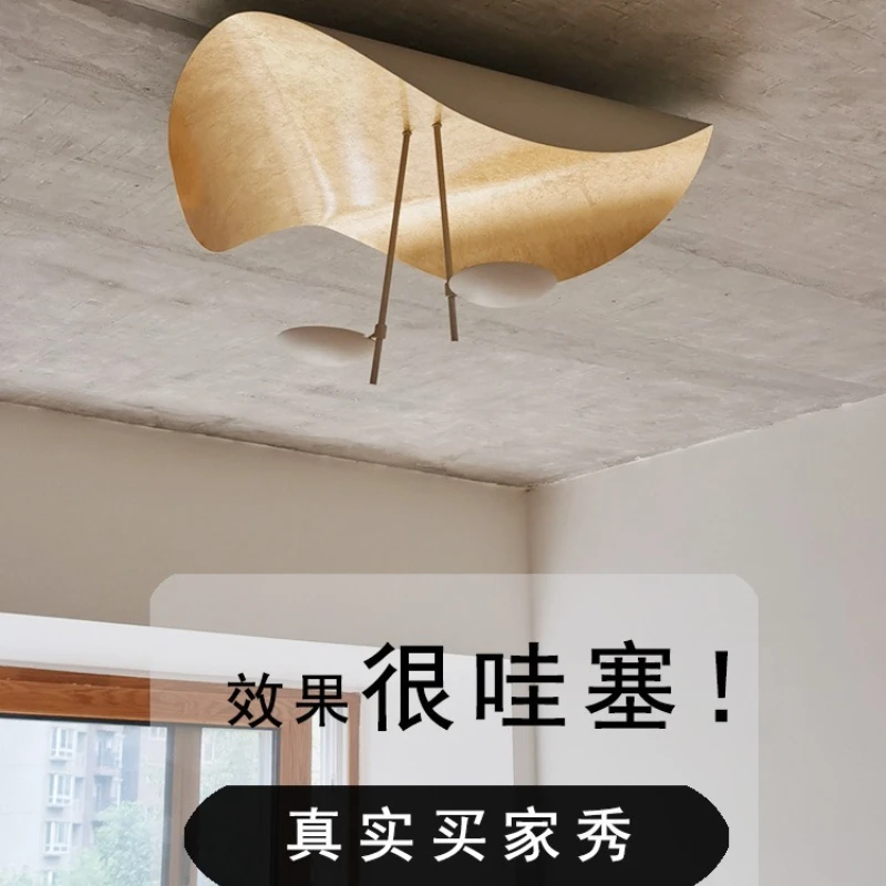 American Retro Golden Pendant Light Living Room Villa Exhibition Hall Clothing Store Advanced Atmosphere Decoration Luminaire