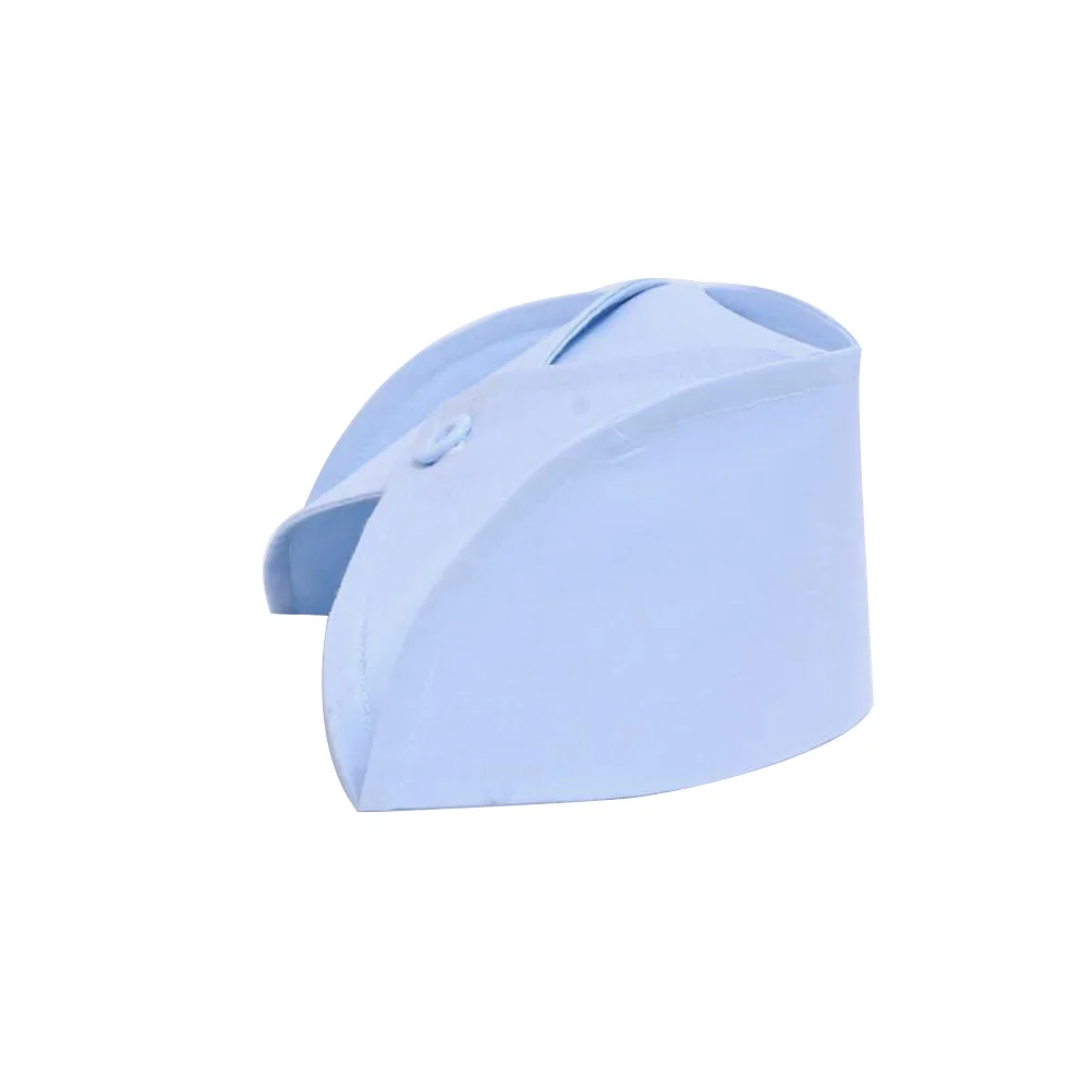 

Adult Size Nurse Cap Blue One Piece Soft Breathable Fabric Women Nurse Hat for Hospital Costume Party Dress Up Accessories