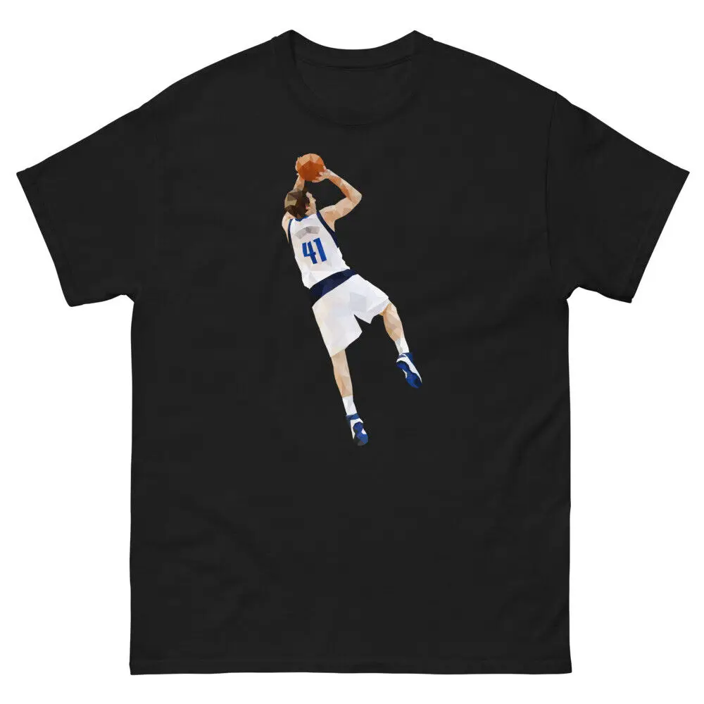 Dirk Nowitzki Fadeaway Low Poly T-Shirt