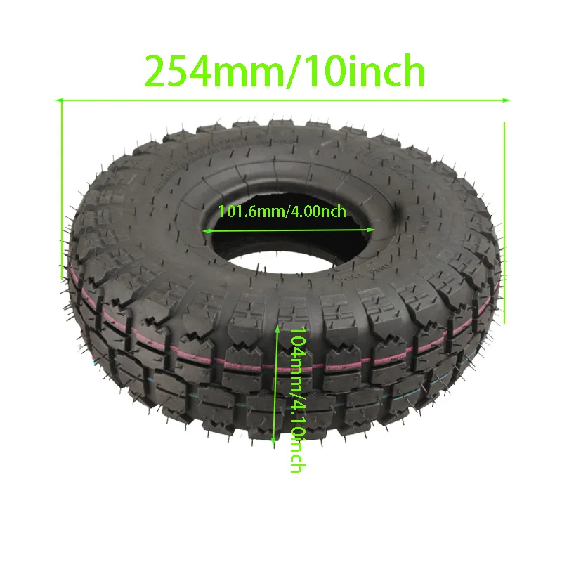 Tyres 4.10/3.50-4 410/350-4 ATV Quad Go Kart 47cc 49cc Chunky 4.10-4 Tire Inner Tube for All Models 3.50-4