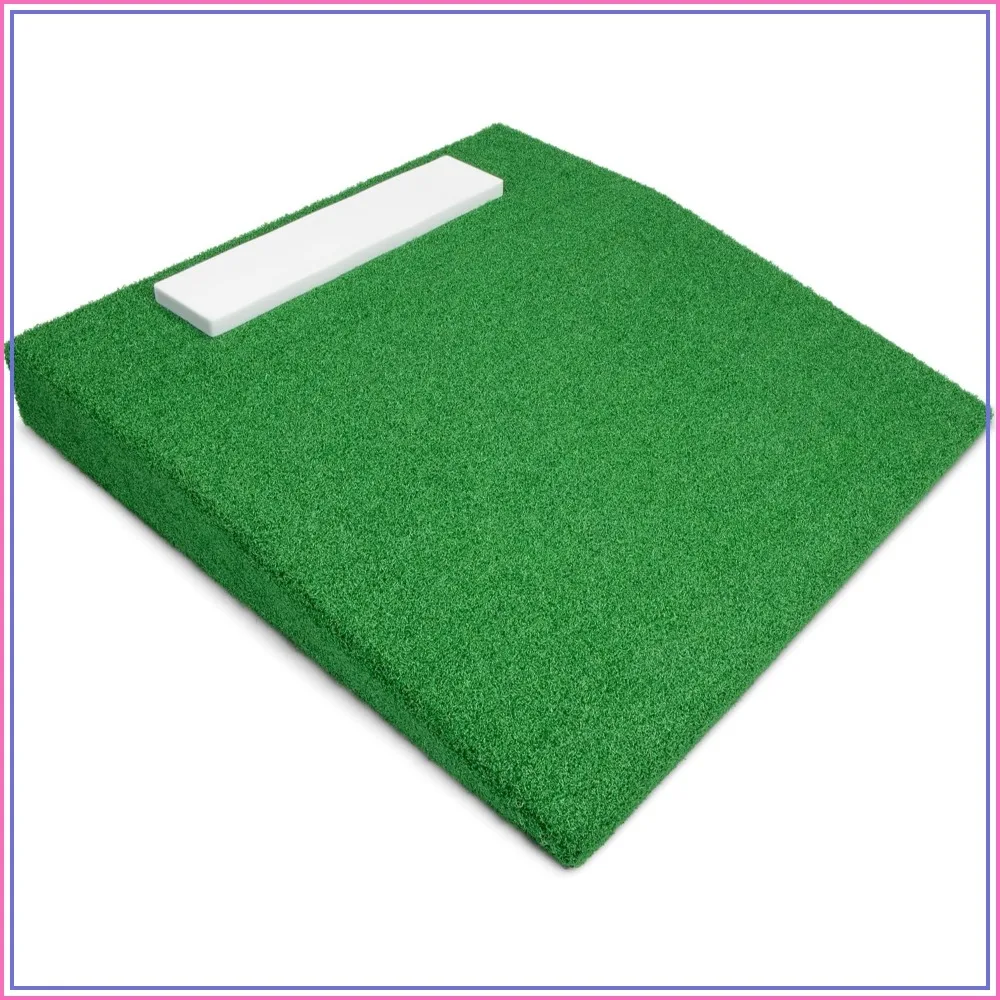 Portable Pitching Mound for Baseball Pitchers - 30 x 30 x 4 Inch, Practice Mound for Training