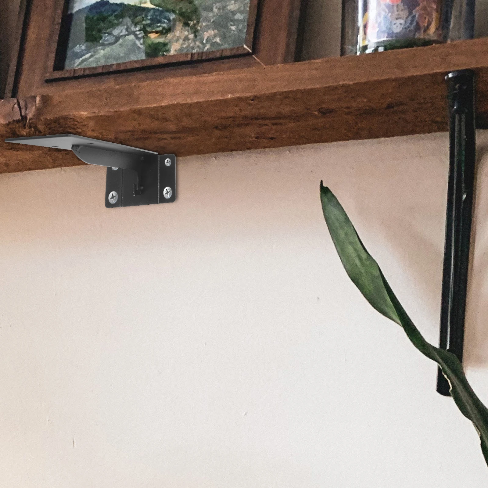 

Heavy Duty Wall Support Floating Shelf Bracket For Home Office Garage Decorative L-Shape Bracket Metal Shelf Mount Corner