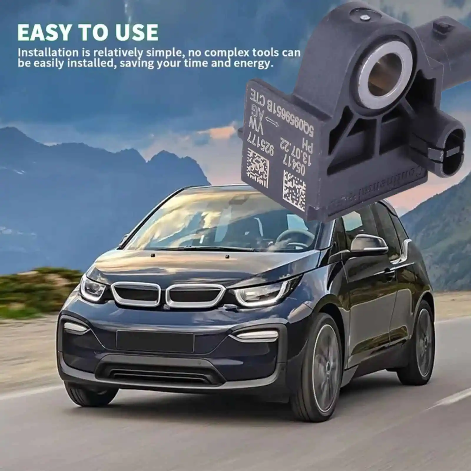 1PC Practical Car Tools 5Q0959651B Front Crash Impact Sensor Car Collision Sensor Black For VW Golf Tiguan Jetta Audi A3 Tt Q3