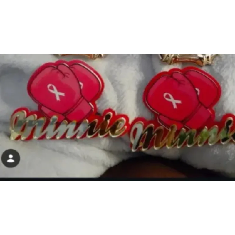 

Популярные серьги-боксерские перчатки в стиле хип-хоп 2026 года, персонализированные акриловые цветные серьги с буквами на заказ, уличные серьги-перчатки для женщин