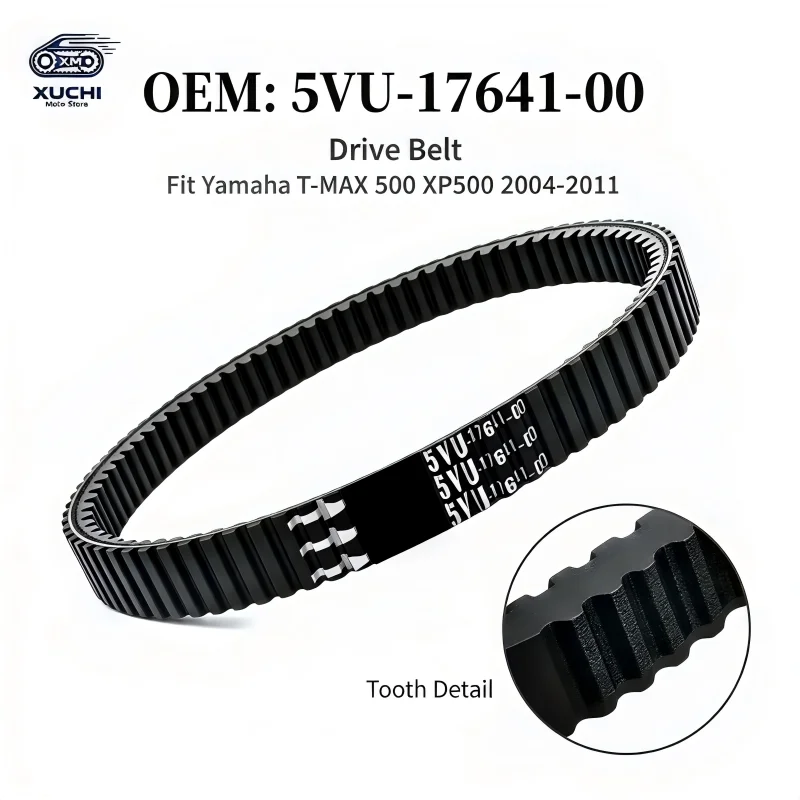OEM 5VU-17641-00 Motorcycle Transmission Belt For Yamaha T Max 500 XP500 2004 2005 2006-2011