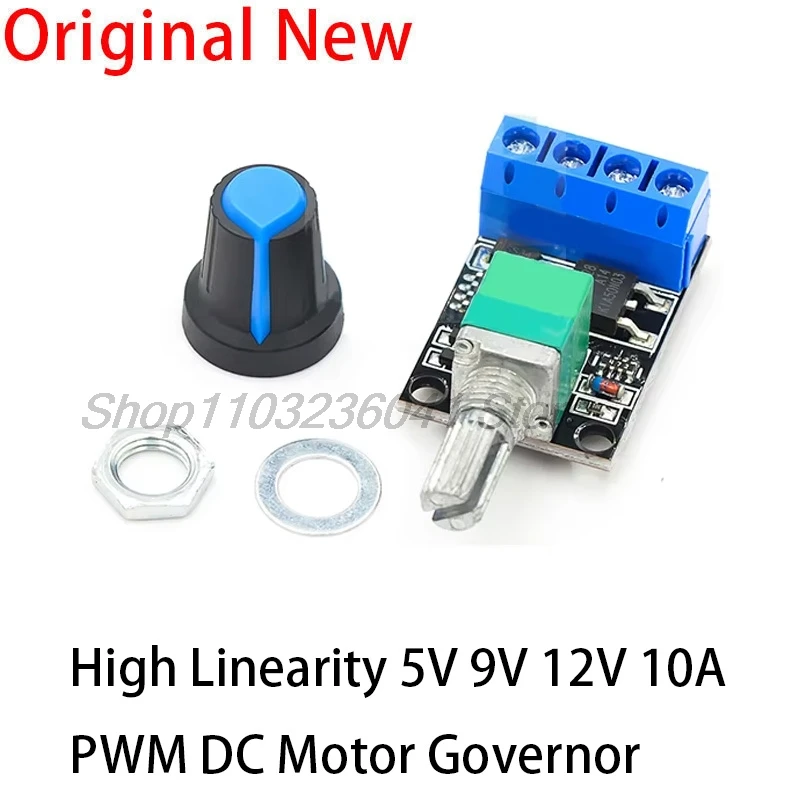 5V 12V 10A Voltage Regulator PWM DC Motor Speed Controller Governor Stepless Speed Regulator LED Dimmer Power Controller