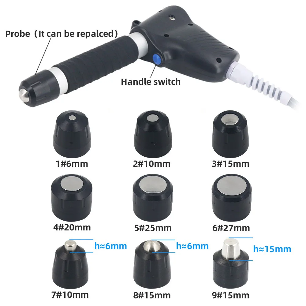 Pneumatic Shockwave Therapy Machine For Man ED Treatment Pain Relieve Body Relax Chiropractic Tools Professional Shock Waves