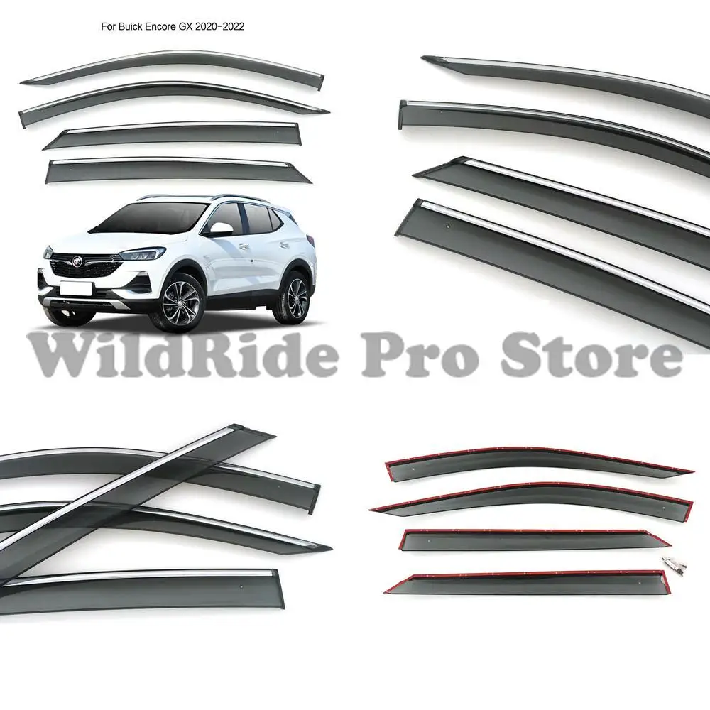 1 set Dedicated Buick Encore GX Rain Visor 2020-2022 Injection Molded Window Rain Deflector