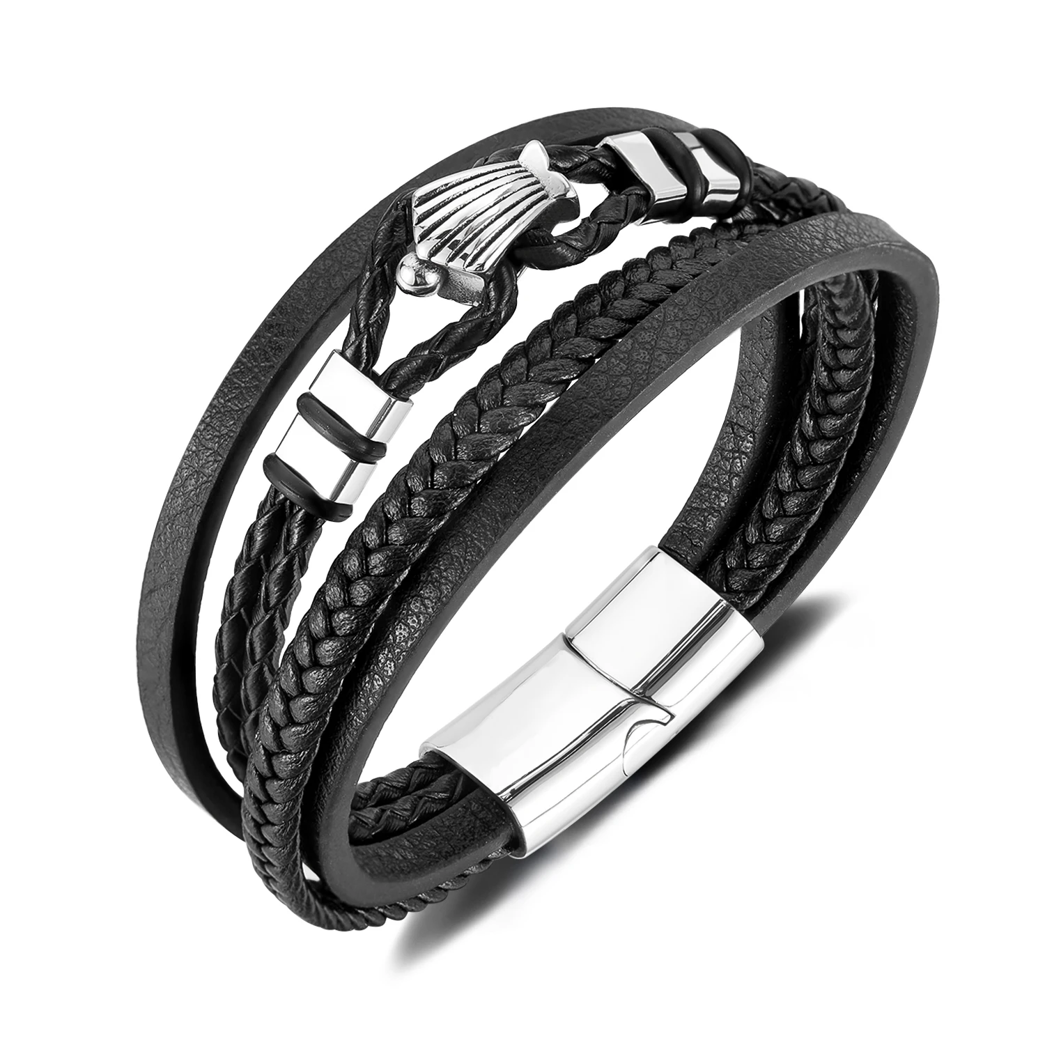 

Fashion Men's Leather Bracelets