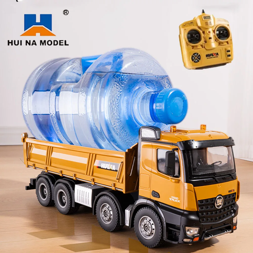 Huina Rc Truck 1536 Remote Control Trucks Dumper 1/14 12ch Construction Engineering Vehicle Toys Children Christmas Gifts Boys