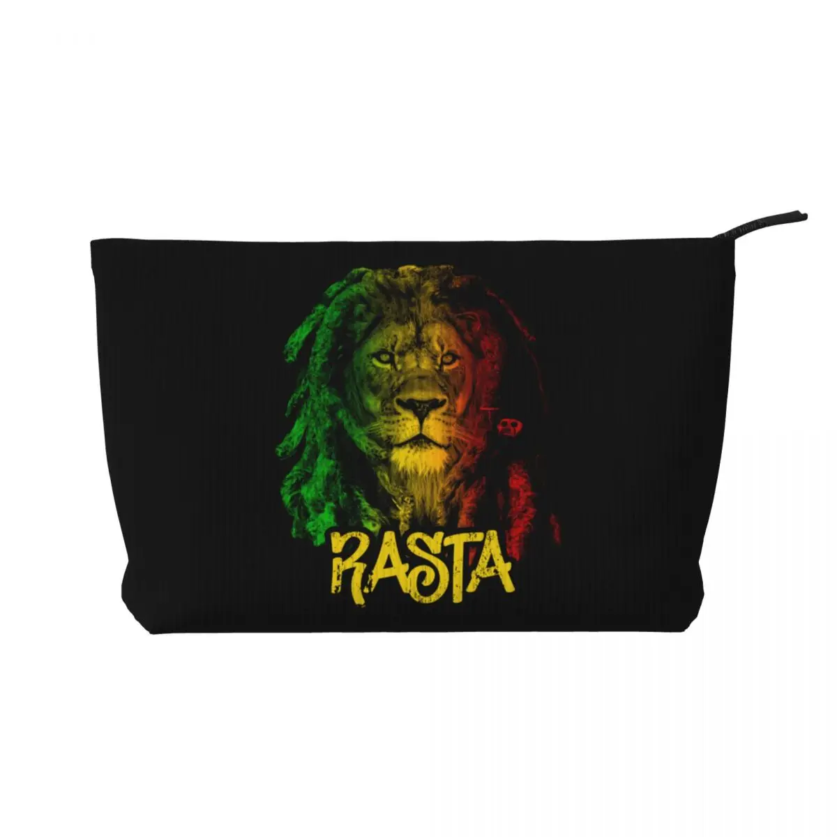 Custom Jamaica Flag Rasta Travel Cosmetic Bag Women Jamaican Pride Toiletry Makeup Organizer Ladies Beauty Storage Dopp Kit