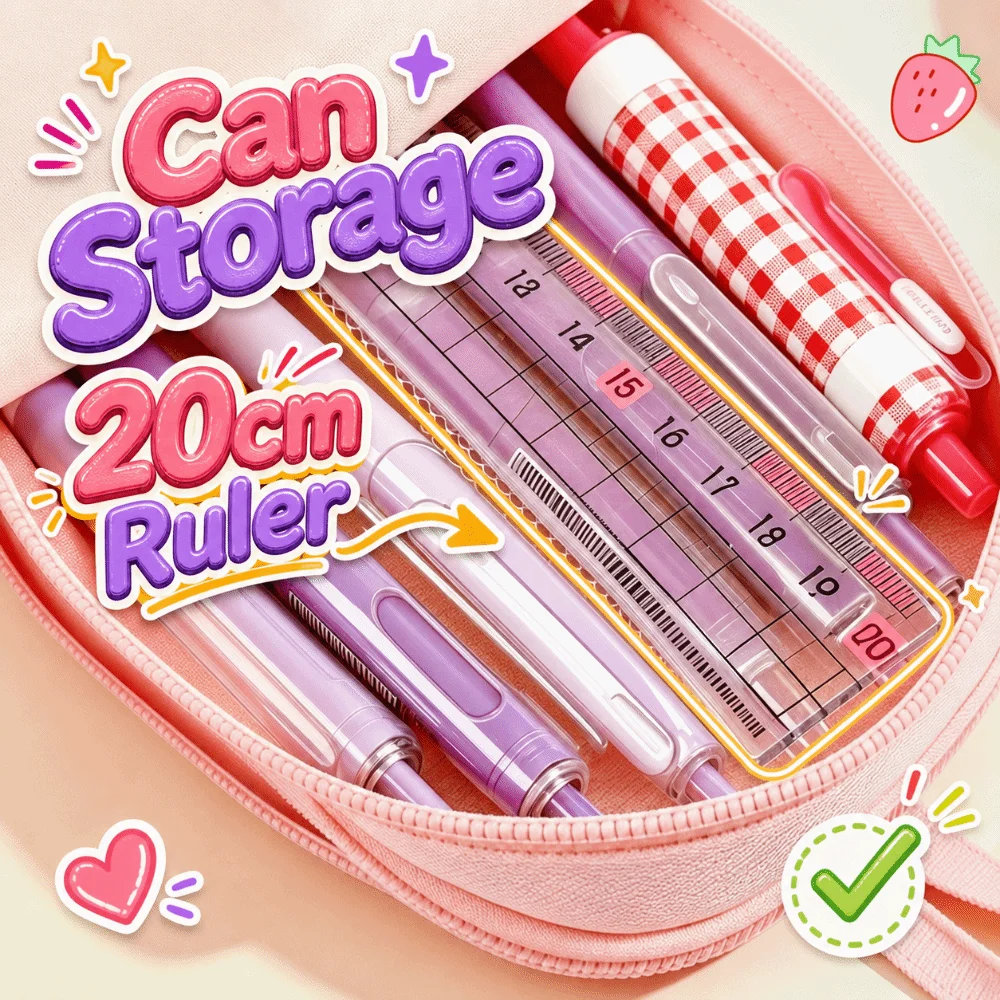 Durable Backpack Shaped Pencil Case Multi-Layer Large Capacity Pencil Pouch Stationery Bag Back To School