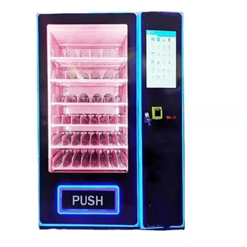 

Умный торговый шкафчик для протеиновых коктейлей и спортивных центров. Автомат для авто продажи напитков.