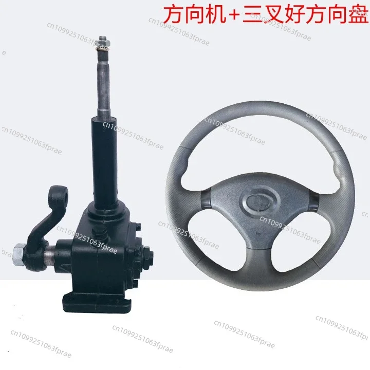 Worm turbine steering, labor-saving auxiliary steering device for miniature vehicles