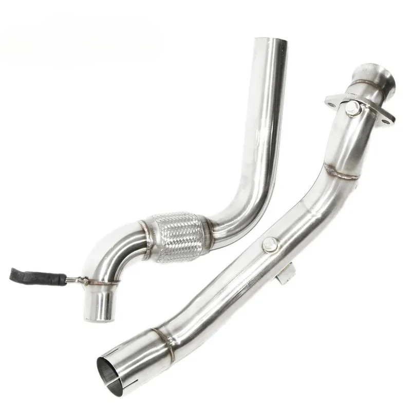 

High Flow 3" Exhaust Downpipe Applicable to 2015-2016 FORD Mustang Ecoboost 2.3L Stainless Steel automobile Exhaust pipe