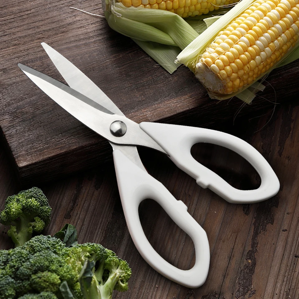 

TONIFE TS04 Kitchen Scissors High Quality Stainless Steel Shears Tool Chicken Poultry Fish Meat Vegetables Scissors