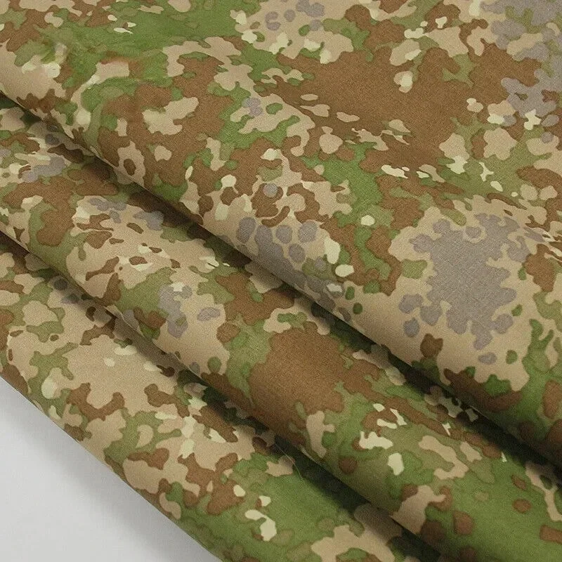 500D Waterproof PU Coated Nylon Spotted Camouflage Fabric DIY Handmade Fabrics Sewing Cotton Linen Tactical Gear TMC