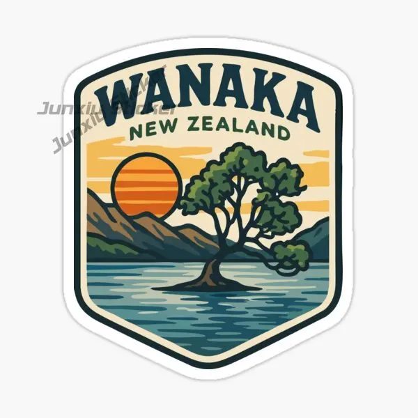 

LAKE WANAKA New Zealand Iconic Wanaka Tree Car Sticker Vinyl Self Adhesive Waterproof Decal Car Accessories