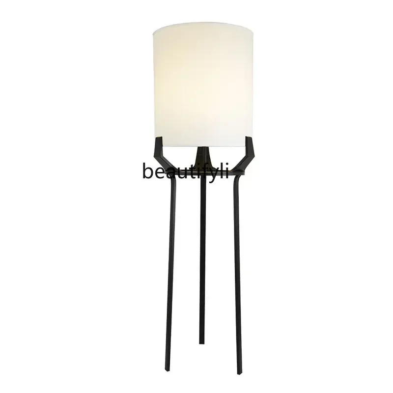 xz1Modern Chinese Floor Lamp about Personality Living Room Floor Lamp Tripod Exhibition Hall Bedroom Model Room Floor Lamp