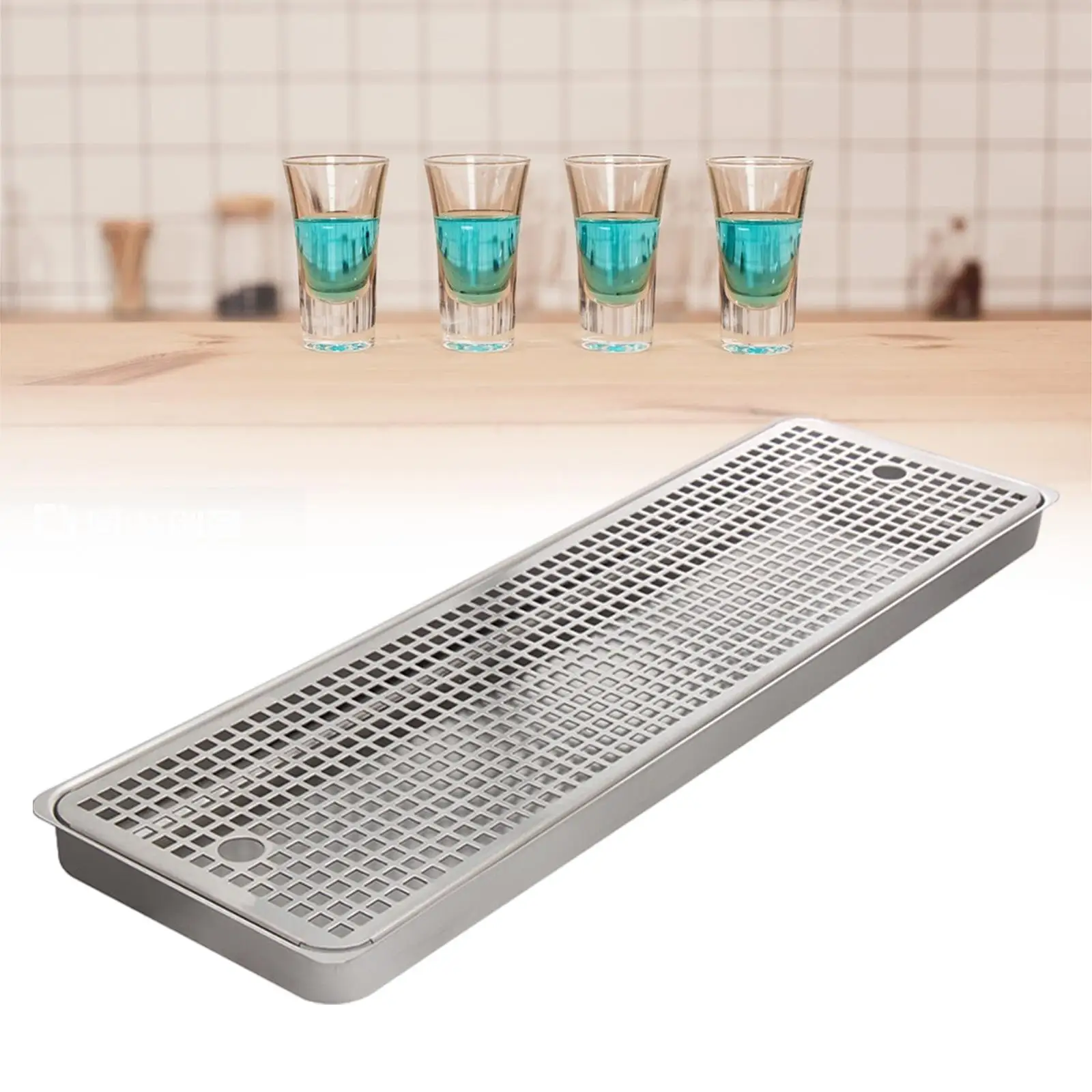 

Drip Tray Removable for Beverage Drink Receiving Tray Beverage Serving Tray Water Drip Pan for Club Bar Home Coffee Shop Kitchen