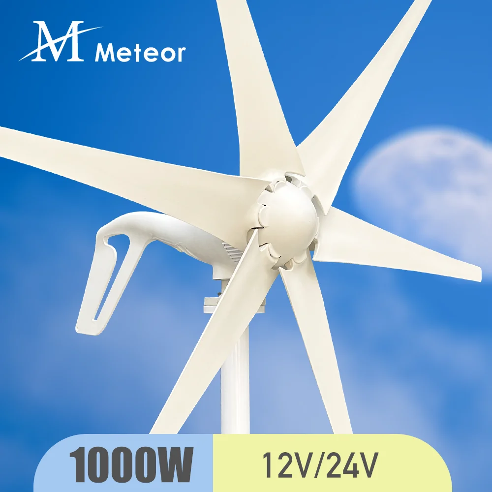 Imagem -02 - Gerador de Turbina Eólica para Casa Gerador de Turbina de Água Gerador de Energia Livre com Controlador Mppt 600w 800w kw 12v 24v