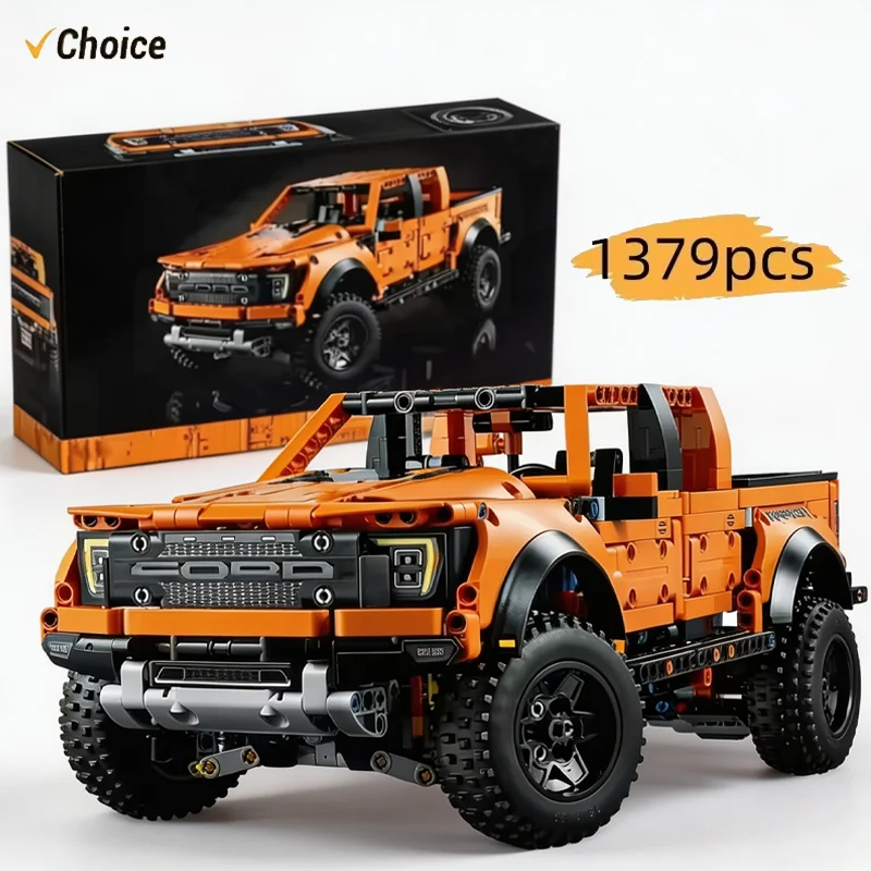 

2026 NEW Tech Truck Race Car sports car Building Kit Compatible MOC Creative DIY Vehicle Bricks Boys and Girls Birthday Toy Gift