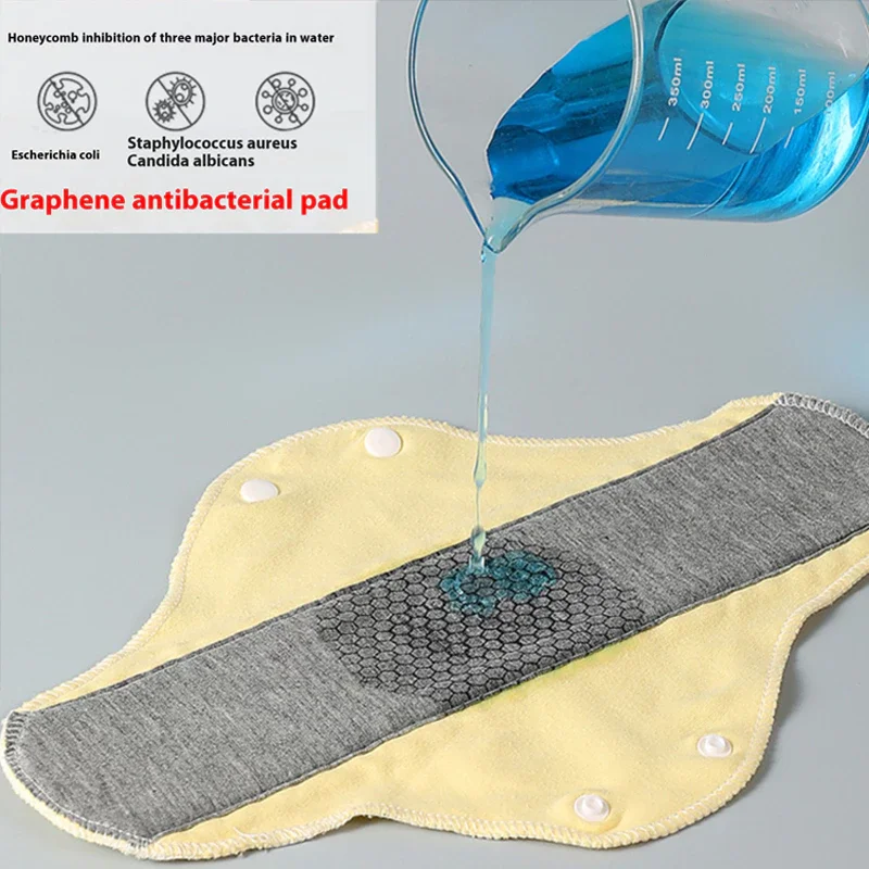 1pcs Leak-Proof & Waterproof Washable Incontinence Pads with Graphene Aseptic Technology for Elderly Care Random color
