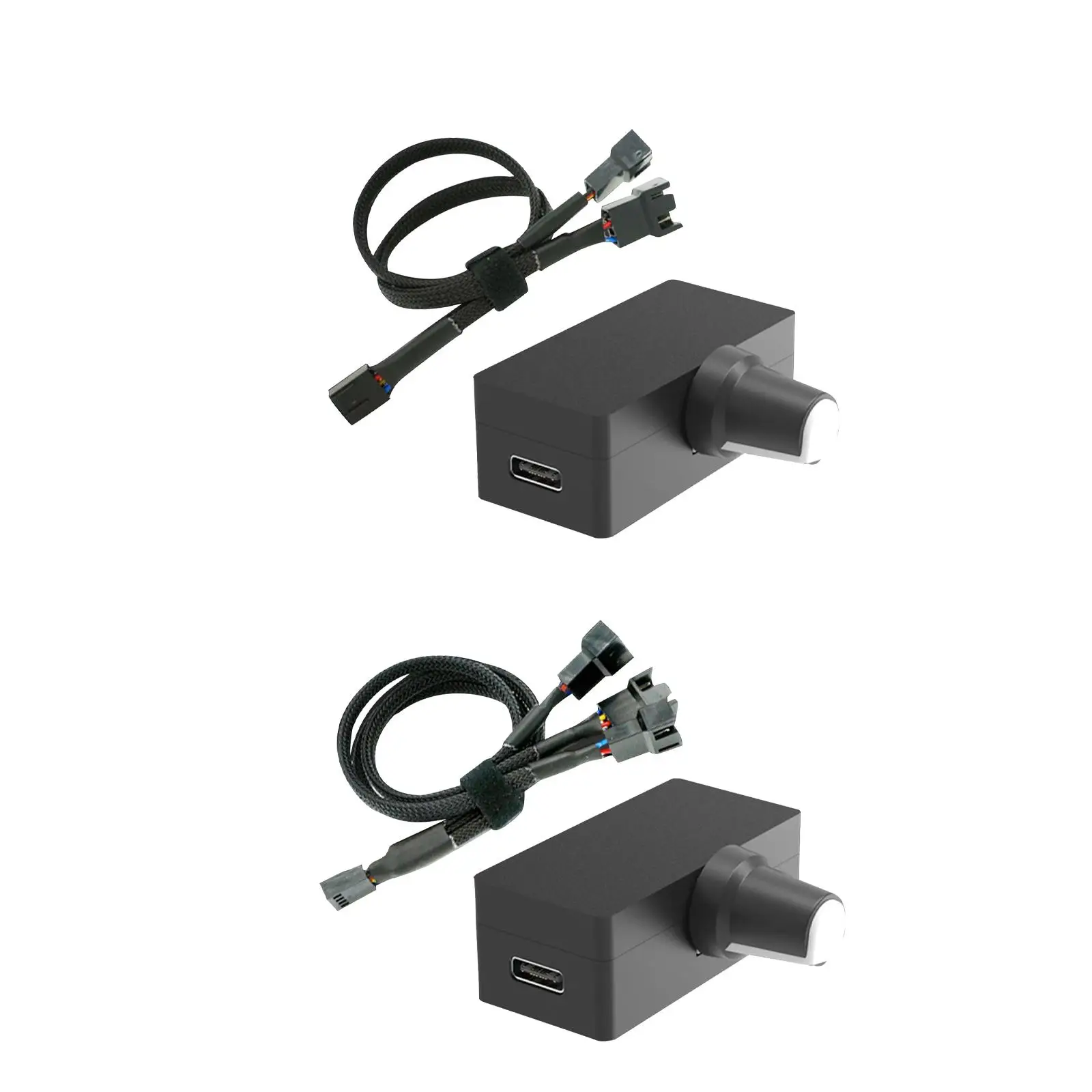 Pulses Width Modulator Speed Controller, Accessories, with Adapter Cable Pla Small Fan Speed Regulation for 4 Wire Fan Pump