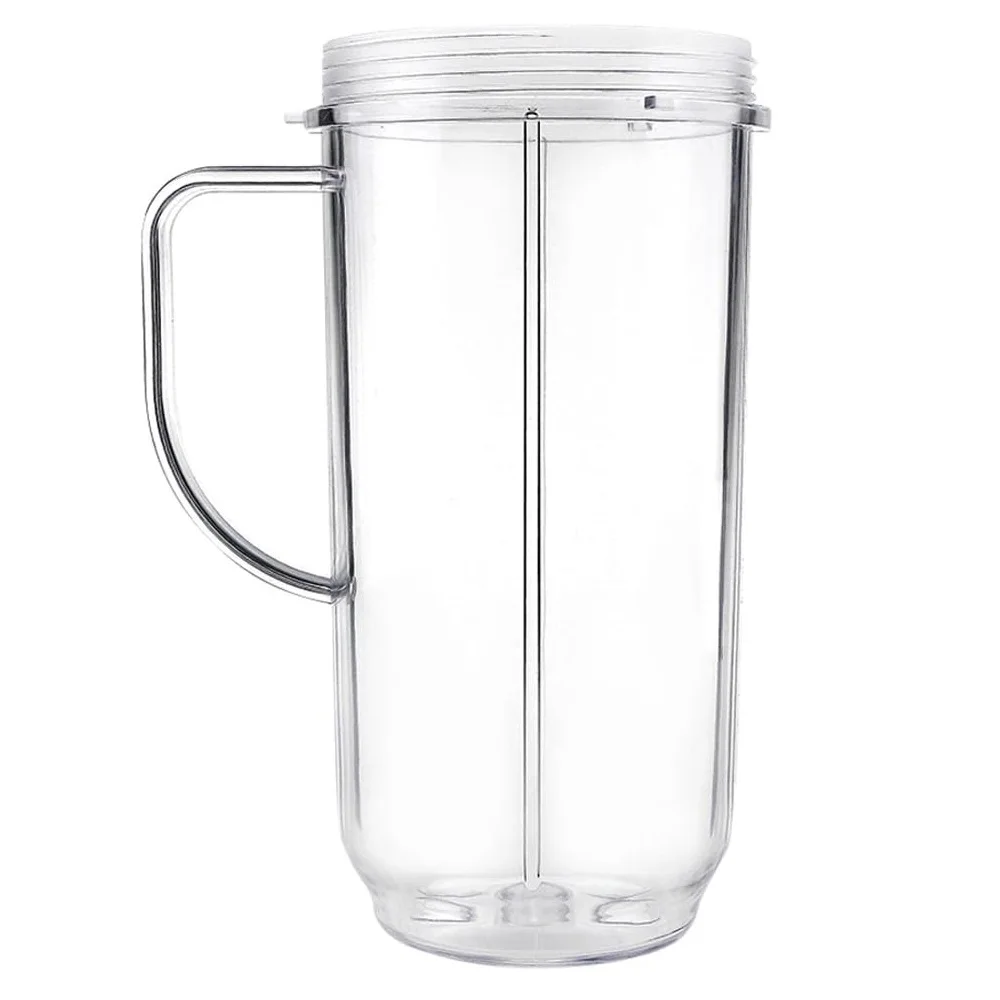 Tall 22oz Replacement Part Cup Mug with handle compatible with 250w Magic Bullet On-The-Go Mug