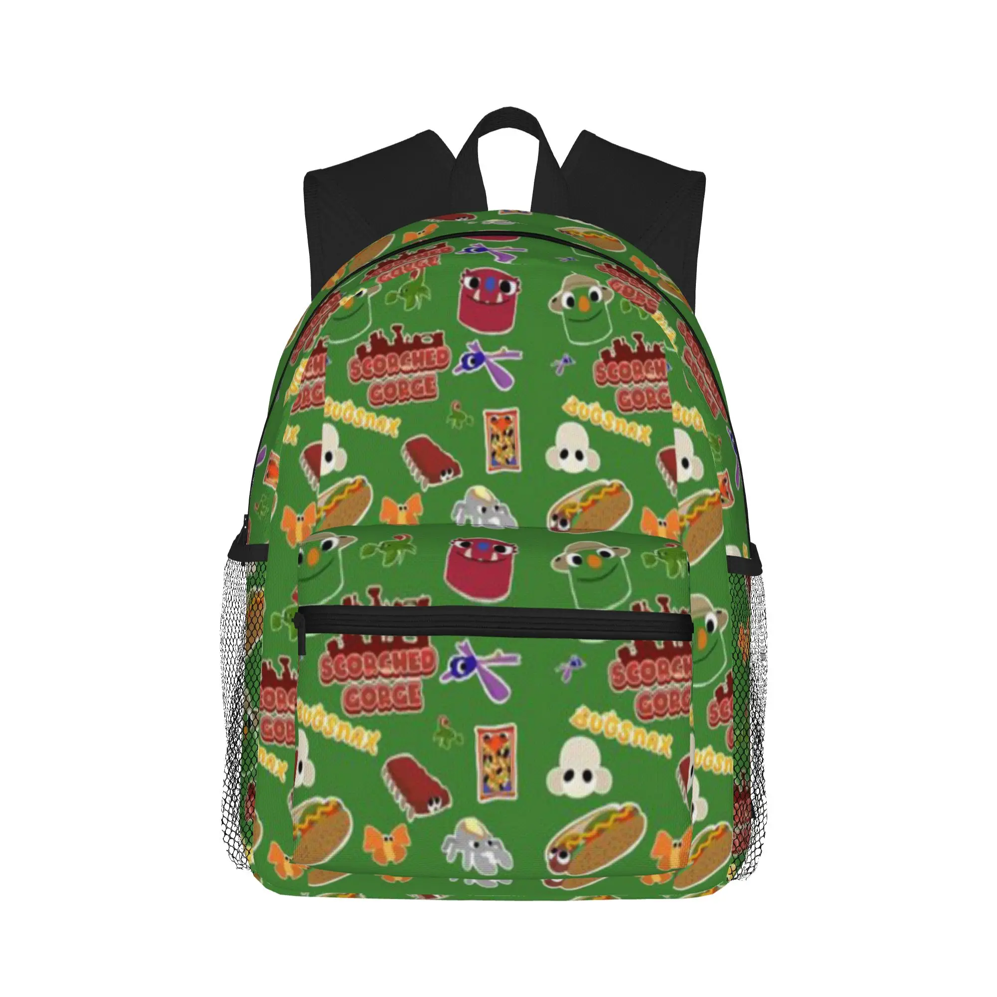

Bugsnax Fan Art Scorched Gorge Bookbag Casual Backpack for Students and Adults Feminina backpack