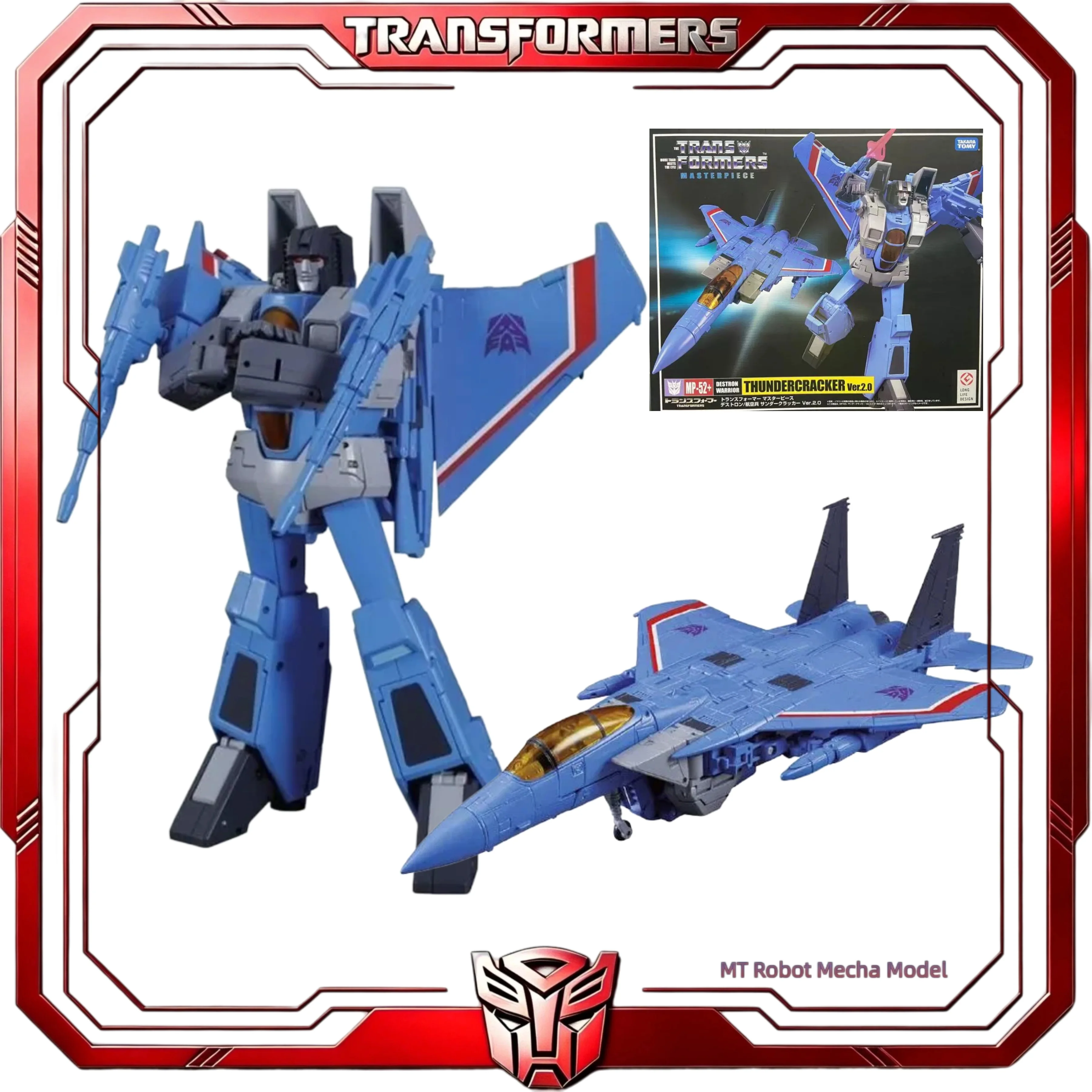 Op voorraad Transformers Masterpiece KO MP-52+ Thundercracker Ver.2.0 Decepticon Warrior Collectible Action Figure
