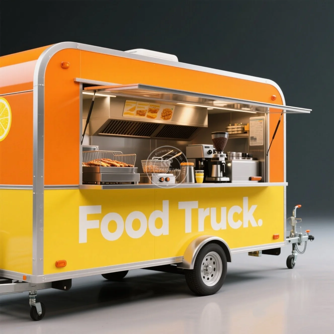 

Грузовик для закусок на заказ, полностью оборудованный кофейный бар, кофейный киоск, тележка для мороженого для хот-догов, прицеп для еды с CE DOT