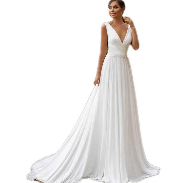 Vestido de novia de talla grande para mujer, vestidos adecuados a petición, bata de novia, boda, fiesta de noche, elegante, 2024