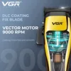 VGR ヘアカット コードレスヘアトリマー プロ仕様コードレストリマー DLC調節可能充電式カット 9000RPMクリッパー V-015 5