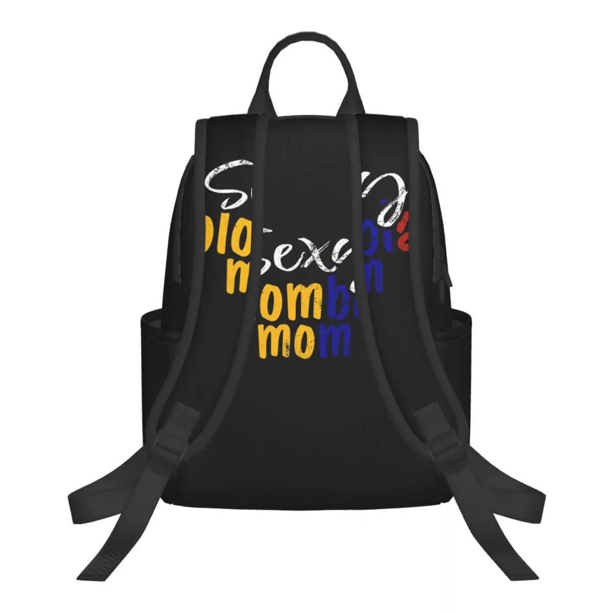 Sexy Colombian Mom Colombia Flag Student Backpack School Bag Hiking Travel Daypack for Men Women Bookbag Shoulder Bags