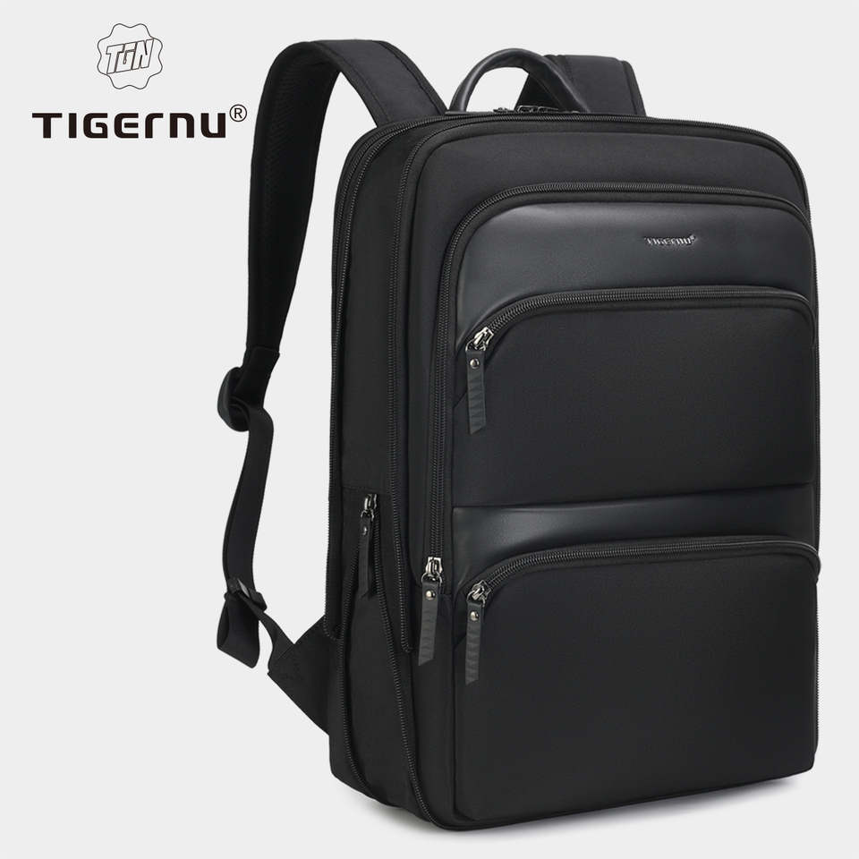  Tigernu Expandable Backpack Men Thin Bags For Men Travel Backpack Waterproof Male 15.6inch Laptop Backpack Bag Mochilas Knapsack 