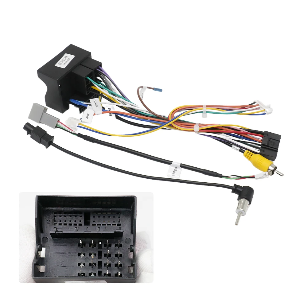 Hiworld Car Wiring Harness Adapter Canbus Box Decoder PAF1.20 For Peugeot C4 C5 301 307 2008 3008 DS Citroen Elysee